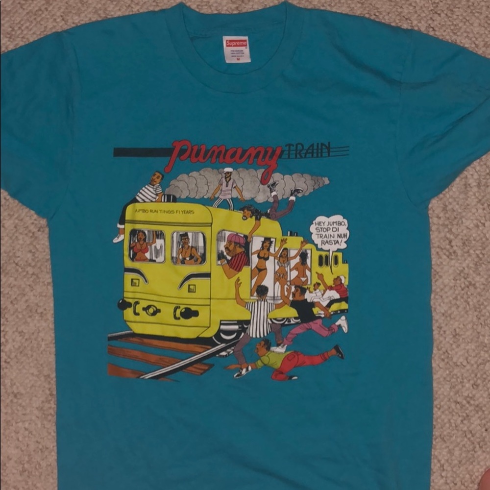 Supreme t shirt size medium Punany Train shirt